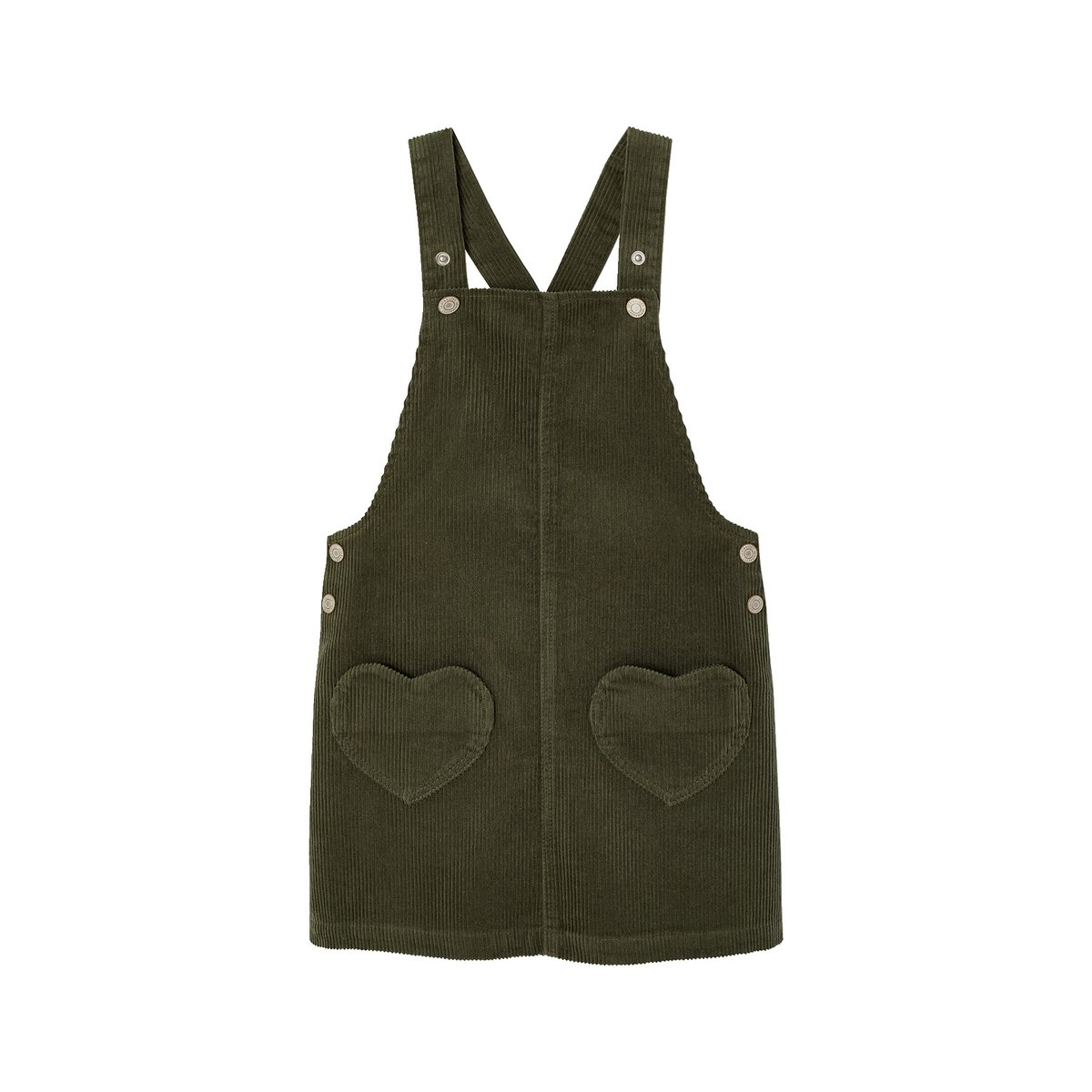 Robe salopette vert, VERTBAUDET