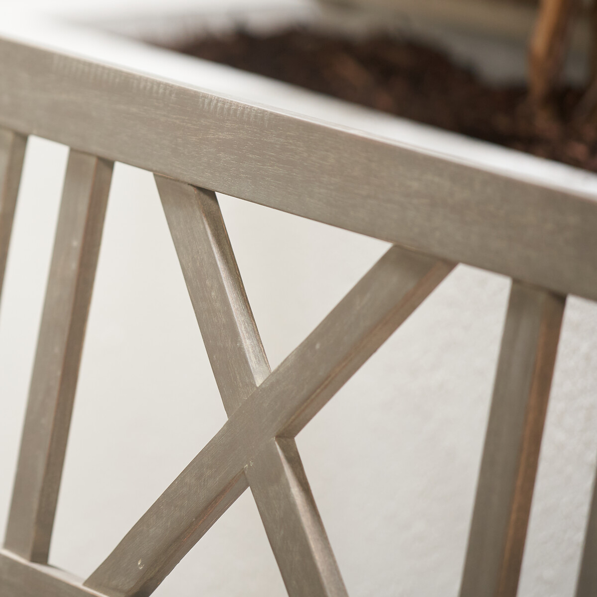 Cambridge 3 Seat Antique Grey Wooden Bench grey, SO'HOME