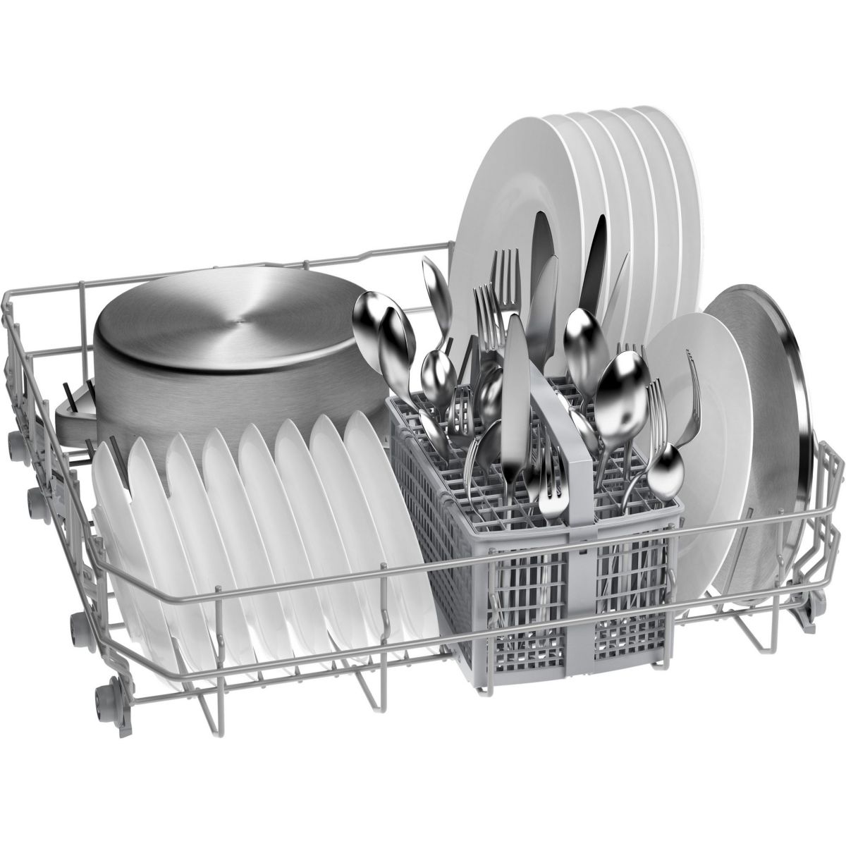 Lave vaisselle encastrable SMV26AX01F Série 2, VarioSpeed Plus tout intégrable, BOSCH