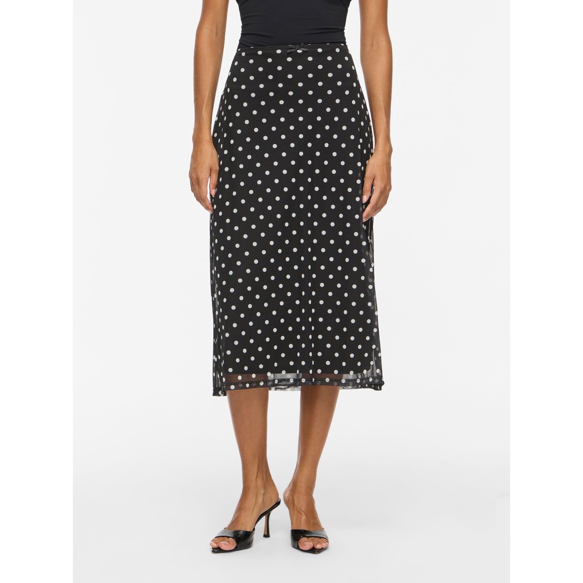 Jupe Mi-Longue noir - black2, VILA