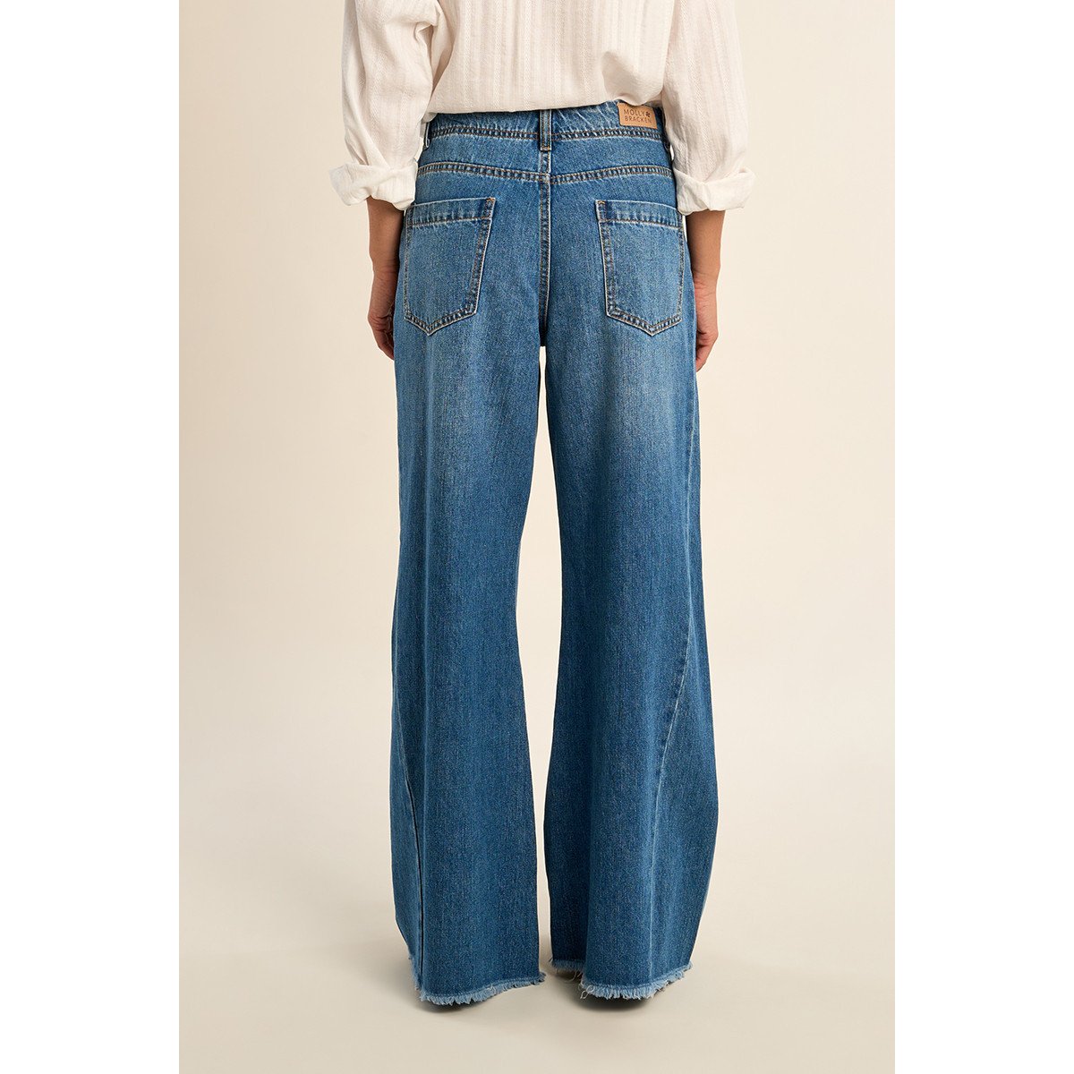 Denim large, évasé denim blue, MOLLY BRACKEN