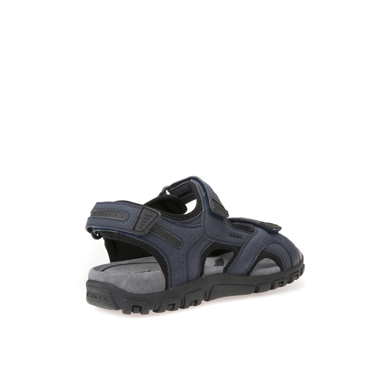 Sandalias transpirables Strada gris/azul oscuro, GEOX