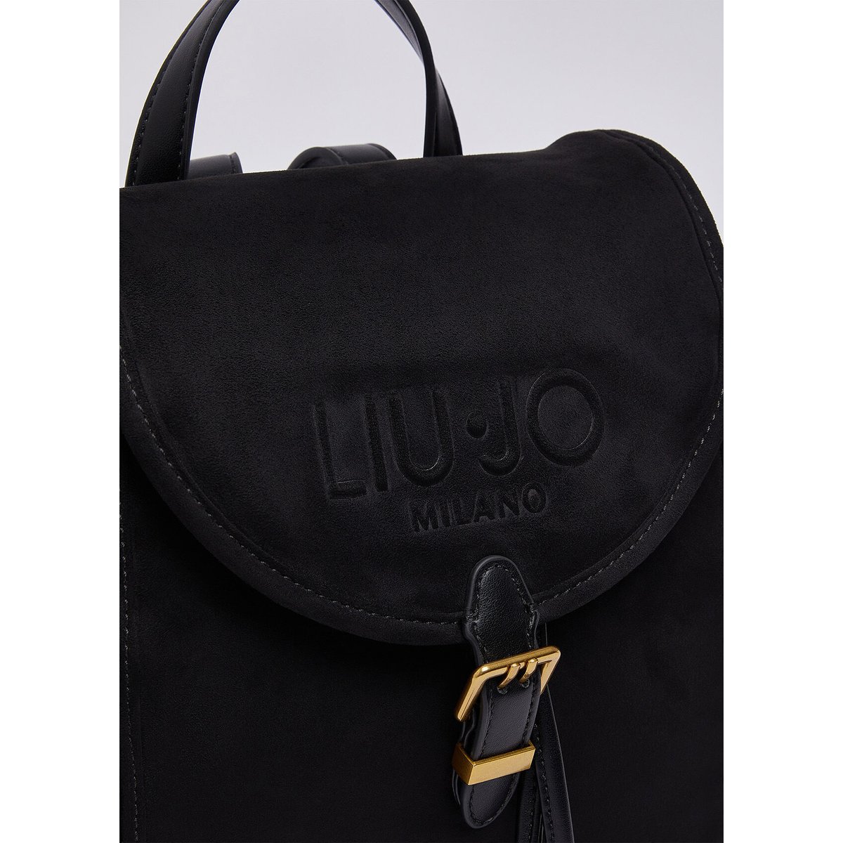 Sac à dos en microfibre noir, LIU JO