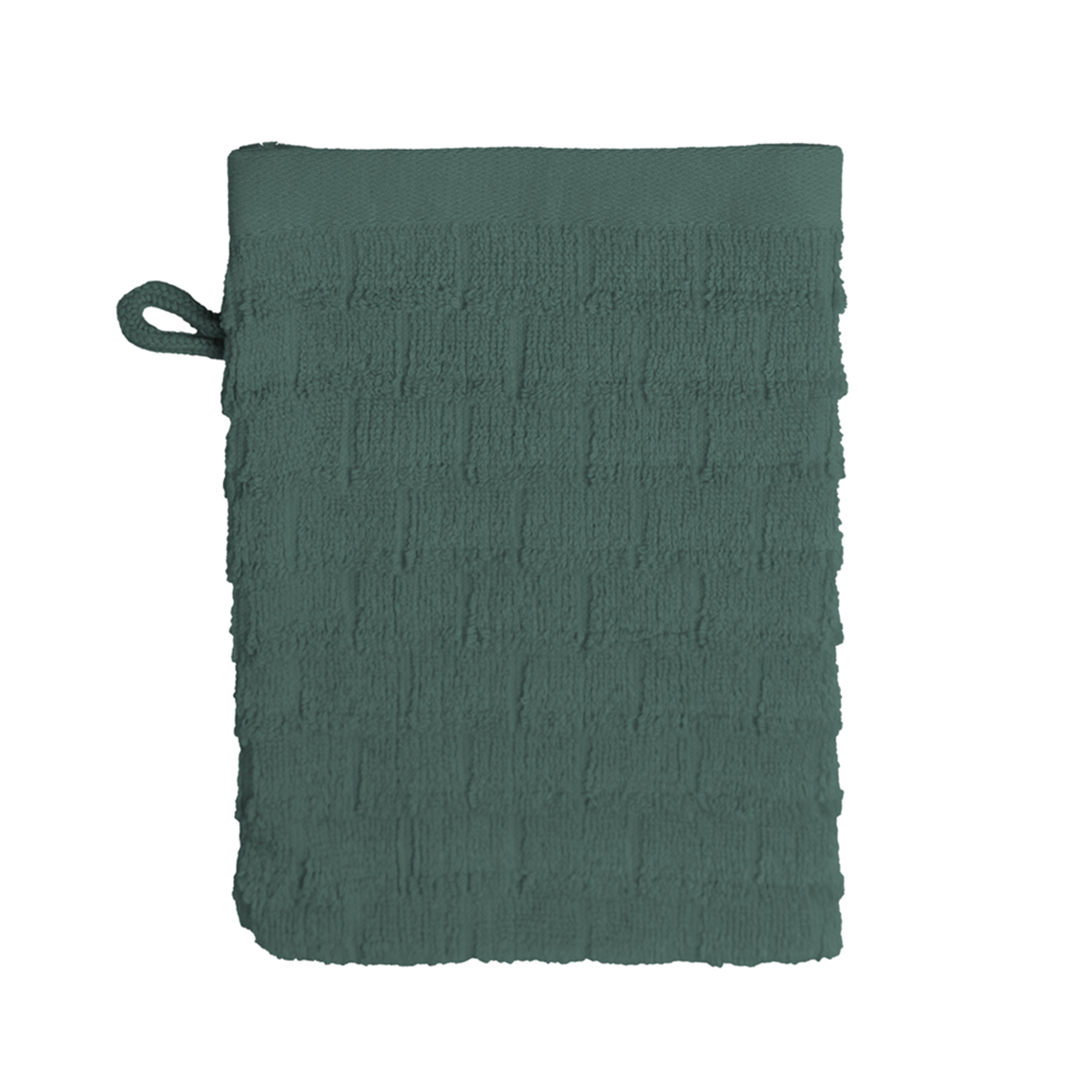 Gant de toilette pur coton Cascade vert, GARNIER THIEBAUT