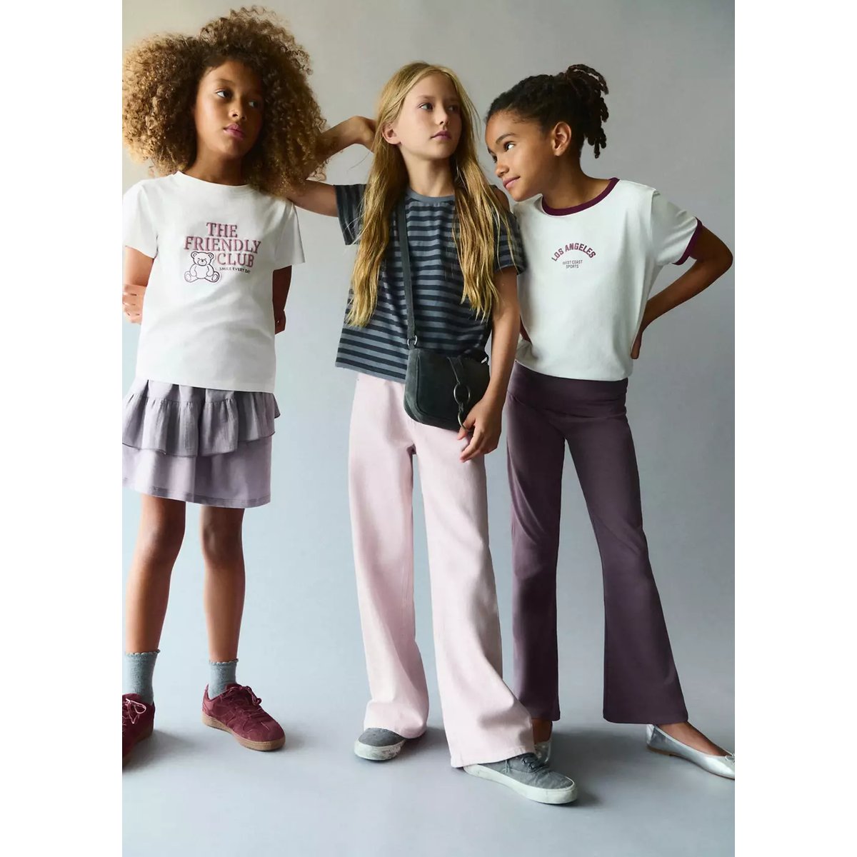 Jean wide leg rose, MANGO KIDS