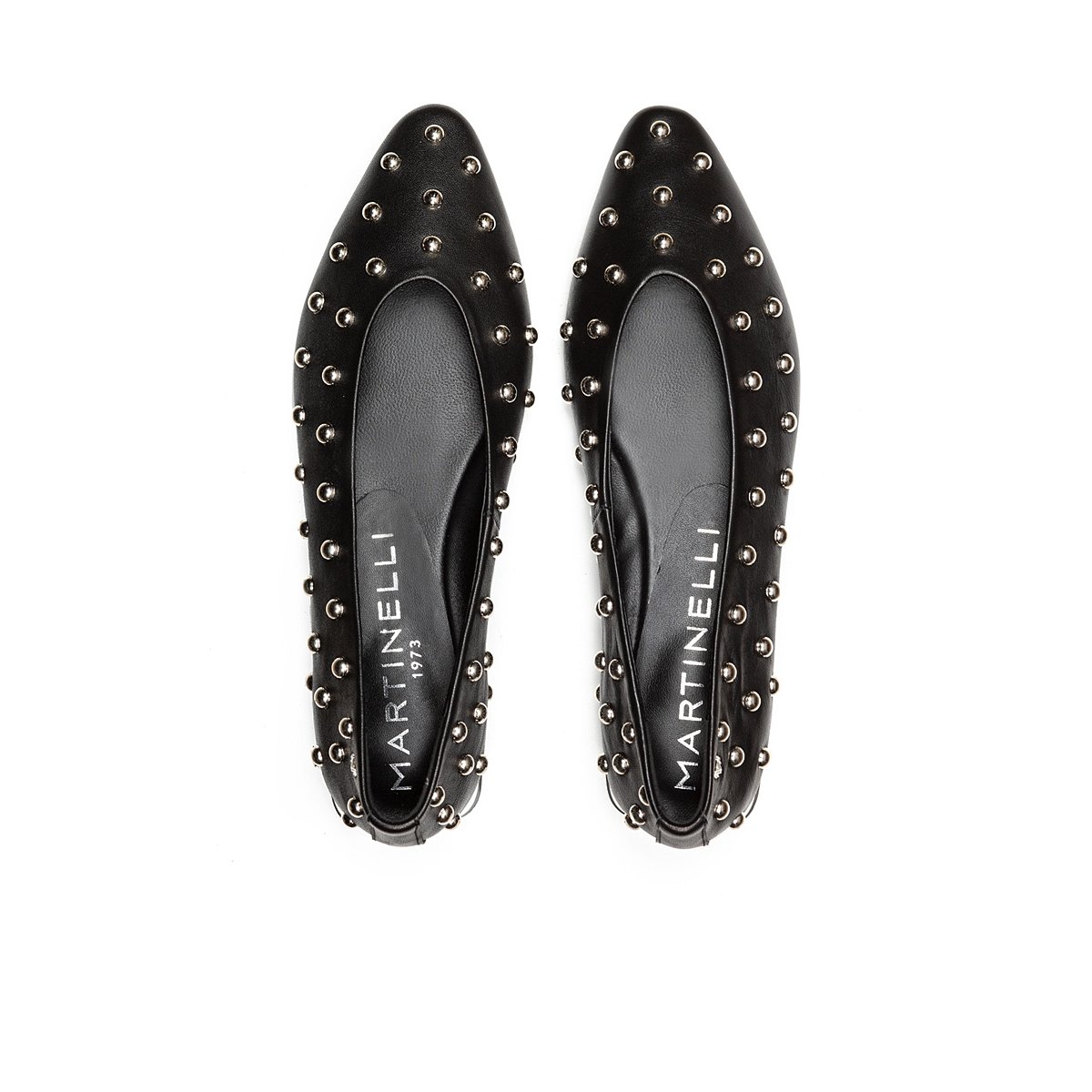 Ballerines cuir Vescia black, MARTINELLI