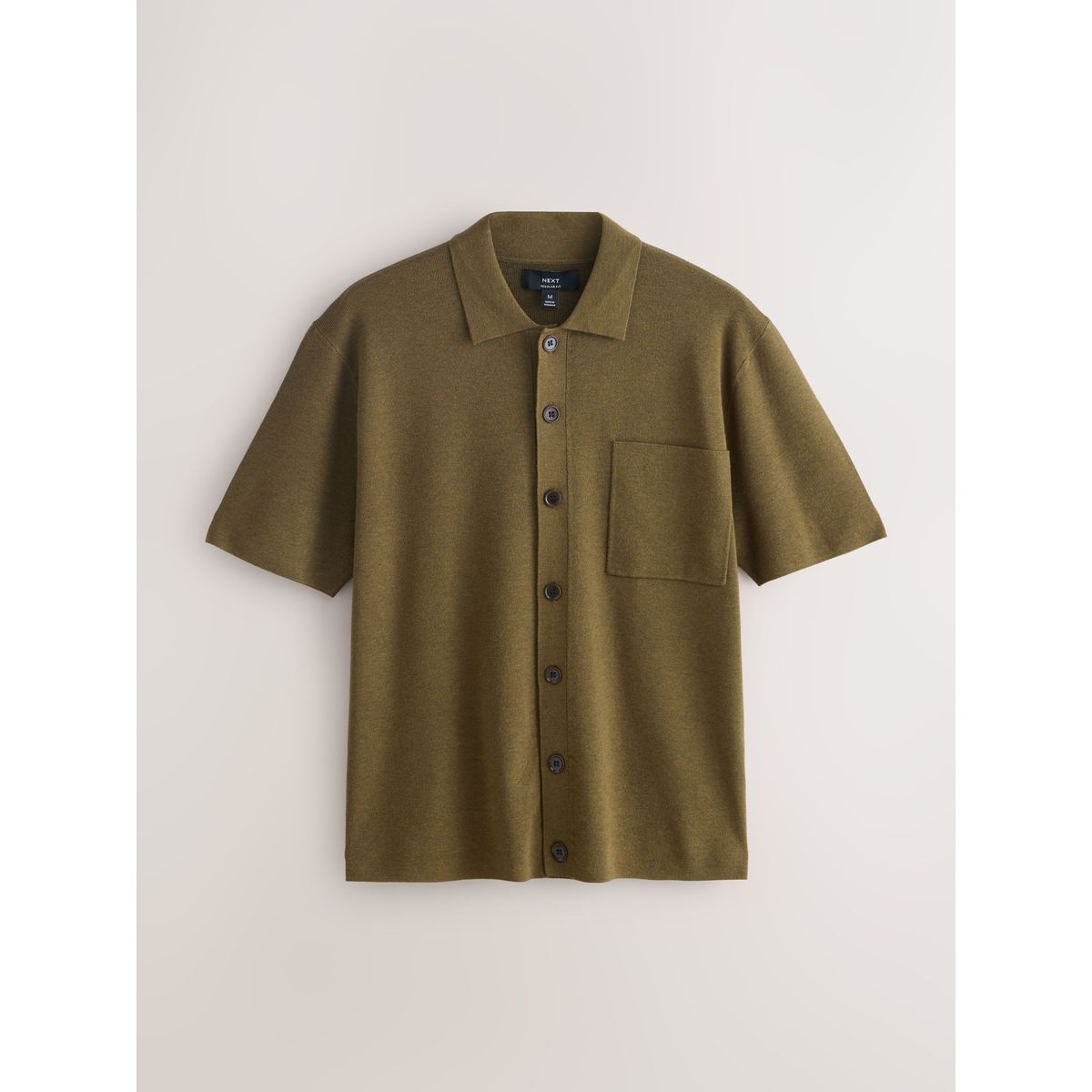 Ensemble chemise en maille et short, lot de 2 vert/naturel, NEXT