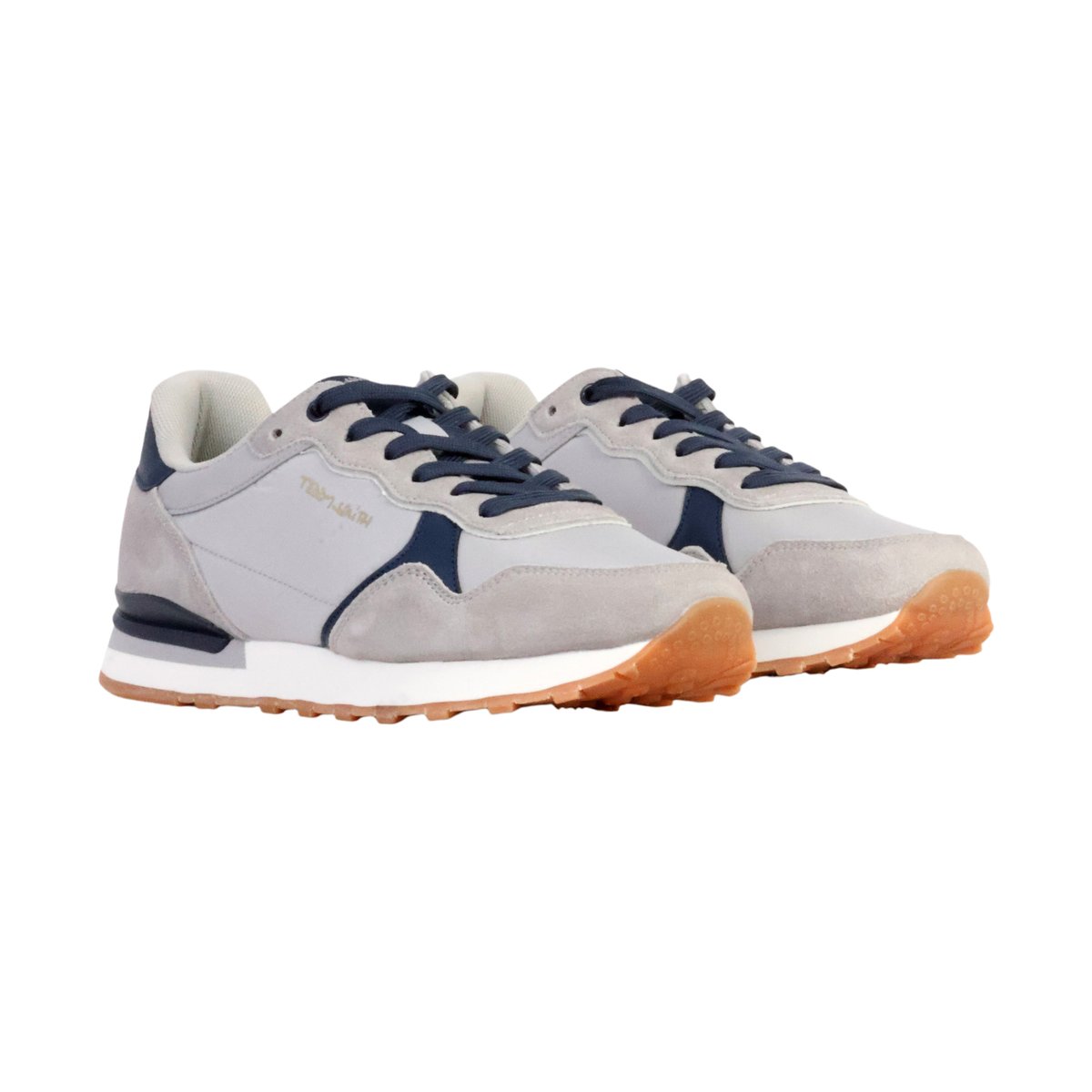 Basket Cuir Teddy Smith gris, TEDDY SMITH