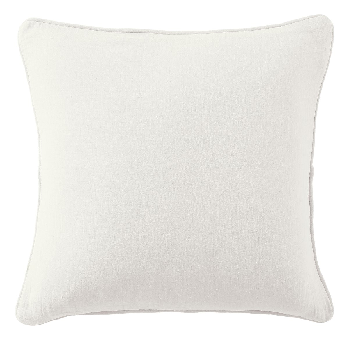 Coussin carré déhoussable 45x45 cm Gaze de Coton Terra Chantilly chantilly, EDEN