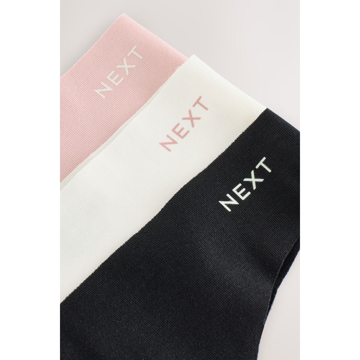 Culotte invisible lot de 3 crème/rose/noir, NEXT