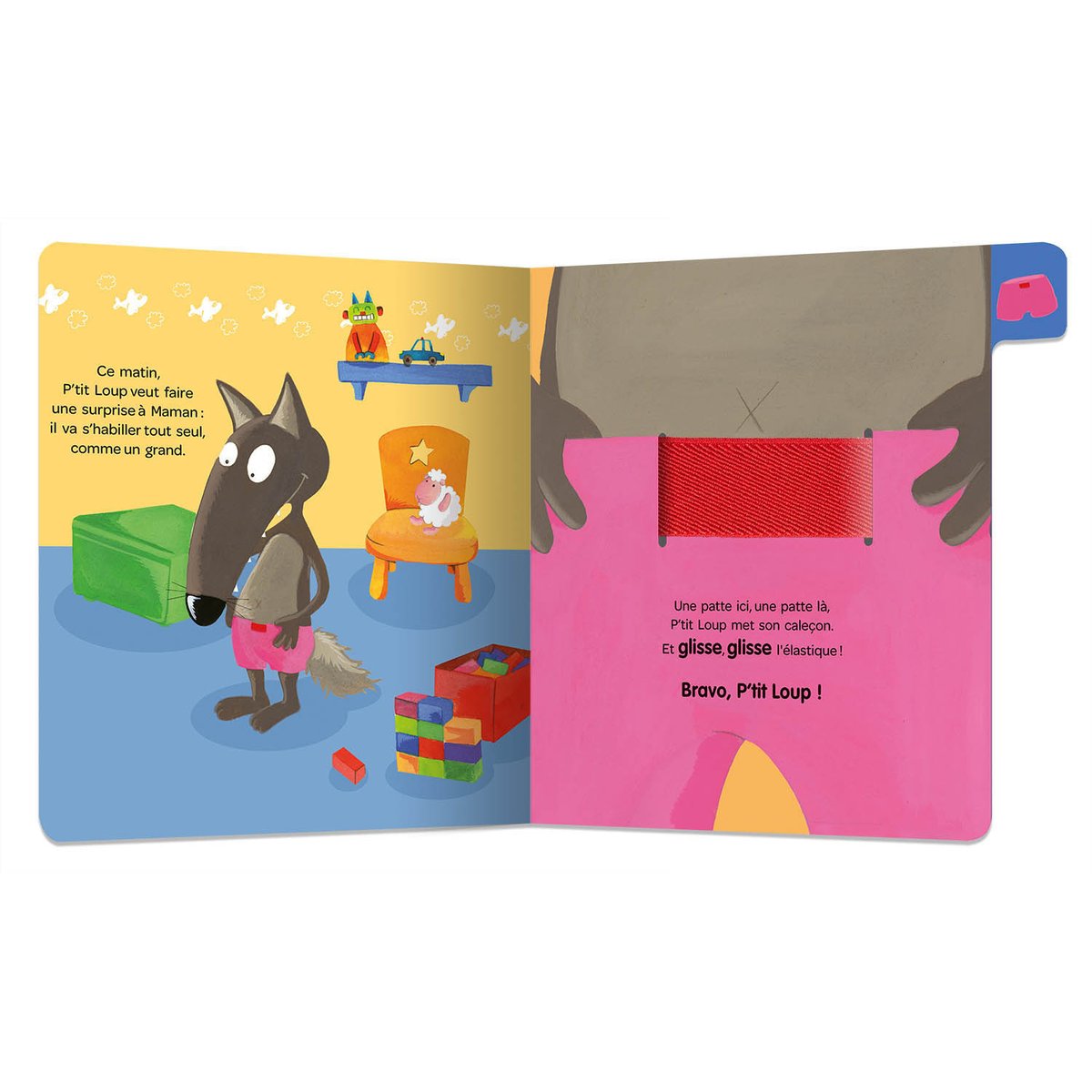 Livre P'tit Loup multicolore, EDITIONS AUZOU