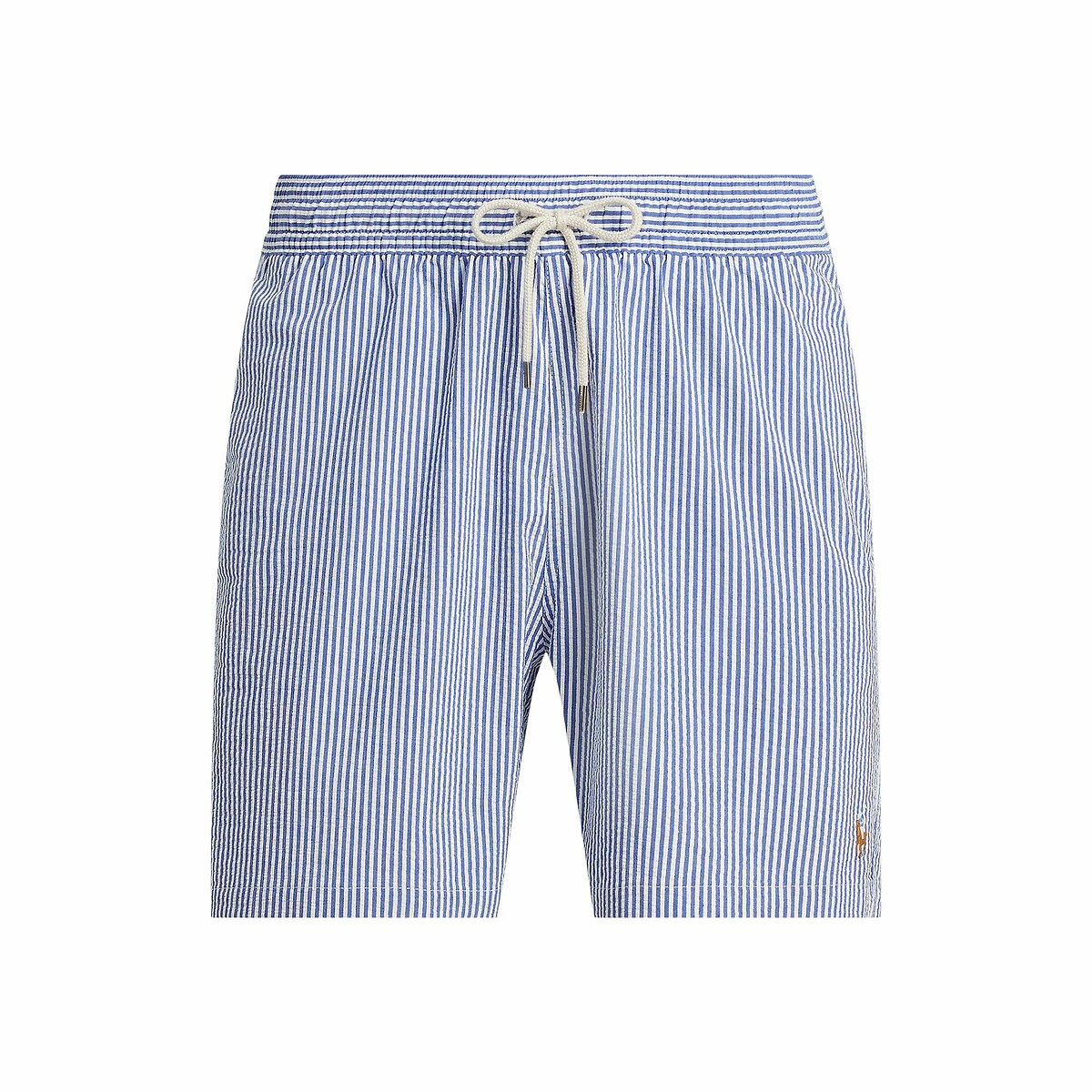 Pantaloncini da bagno Traveler classici 14,6 cm blu/bianco, POLO RALPH LAUREN