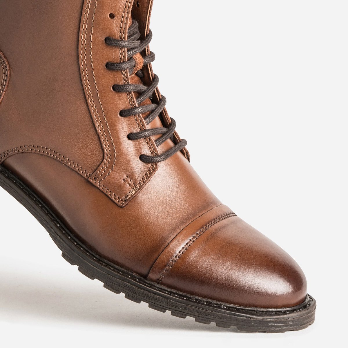 Boots en cuir LEONID cognac, ERAM