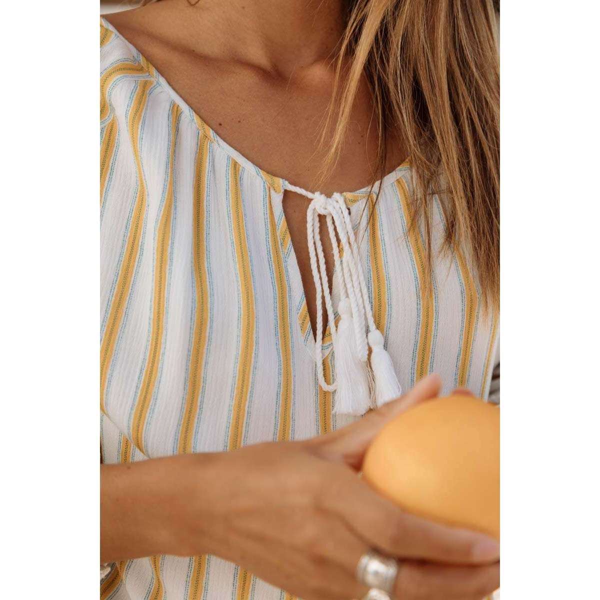 Blouse blanc, FREEMAN T. PORTER