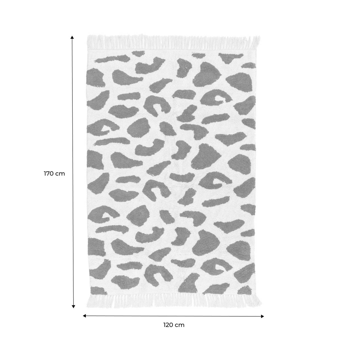 Tapis intérieur rectangulaire contemporain GLEN vert foncé, SWEEEK