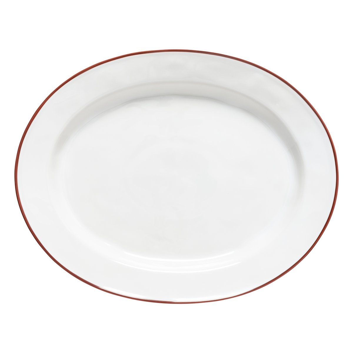Plat Ovale Grand Beja white & red, COSTA NOVA