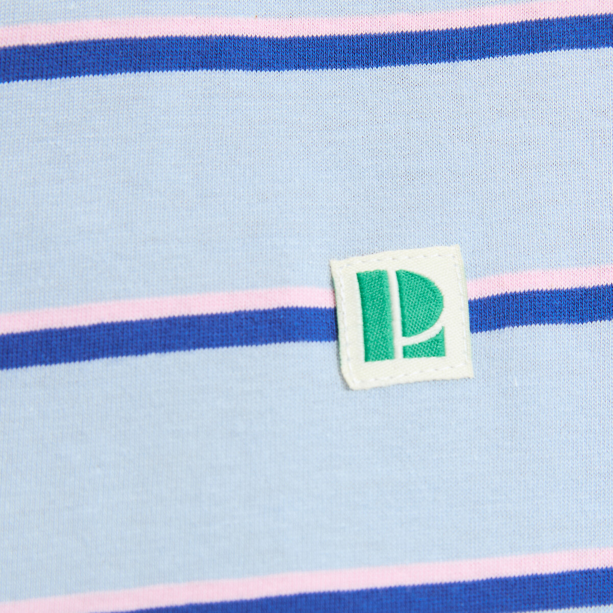 T-shirt rayé, col rond, manches courtes rayé bleu, LA REDOUTE COLLECTIONS