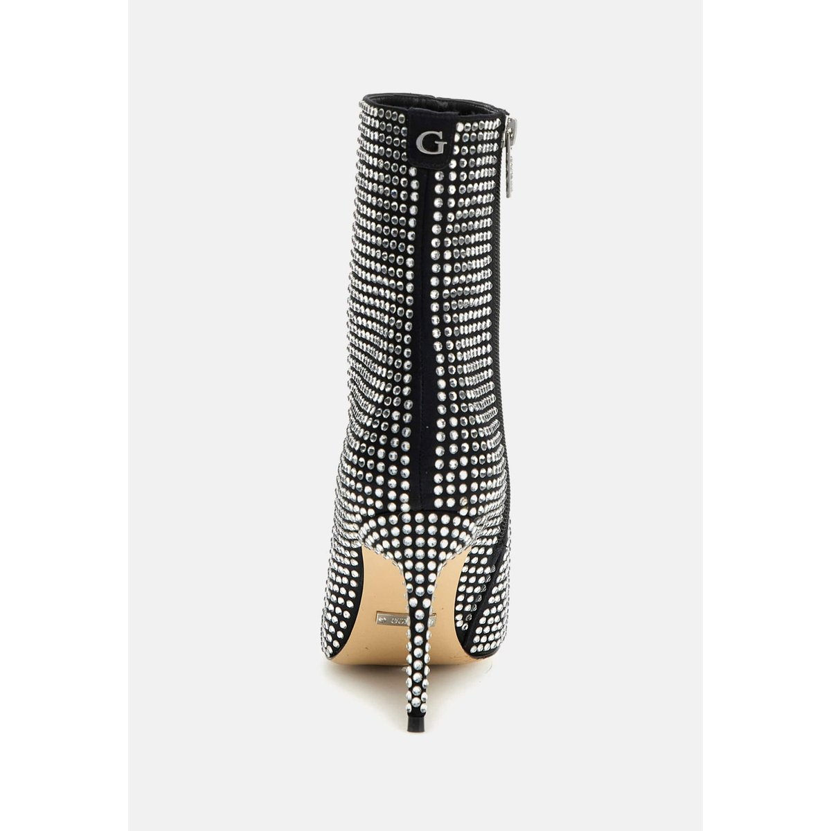 Bottines Richeray Strass noir, GUESS