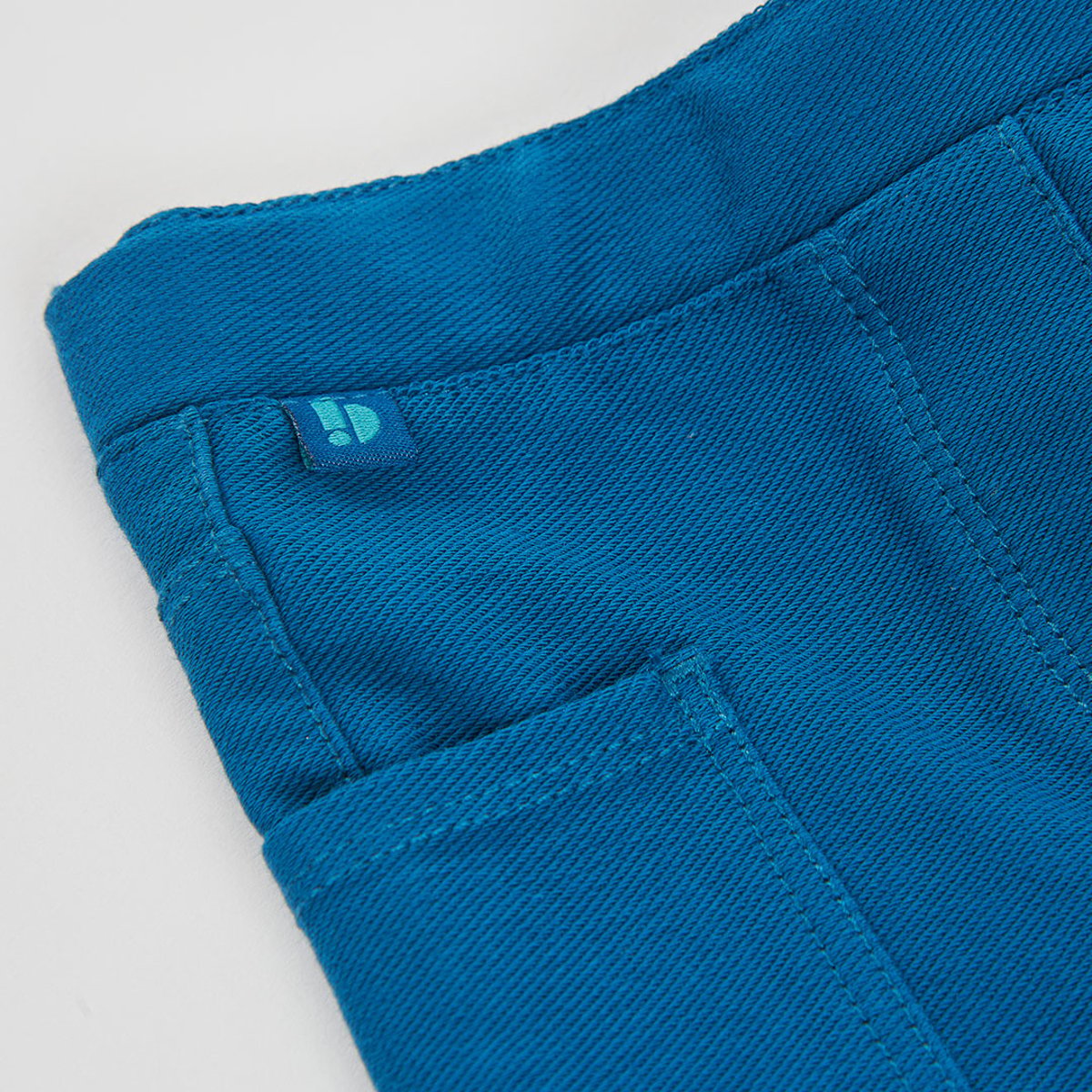 Pantalon fille en maille bleu, BOBOLI
