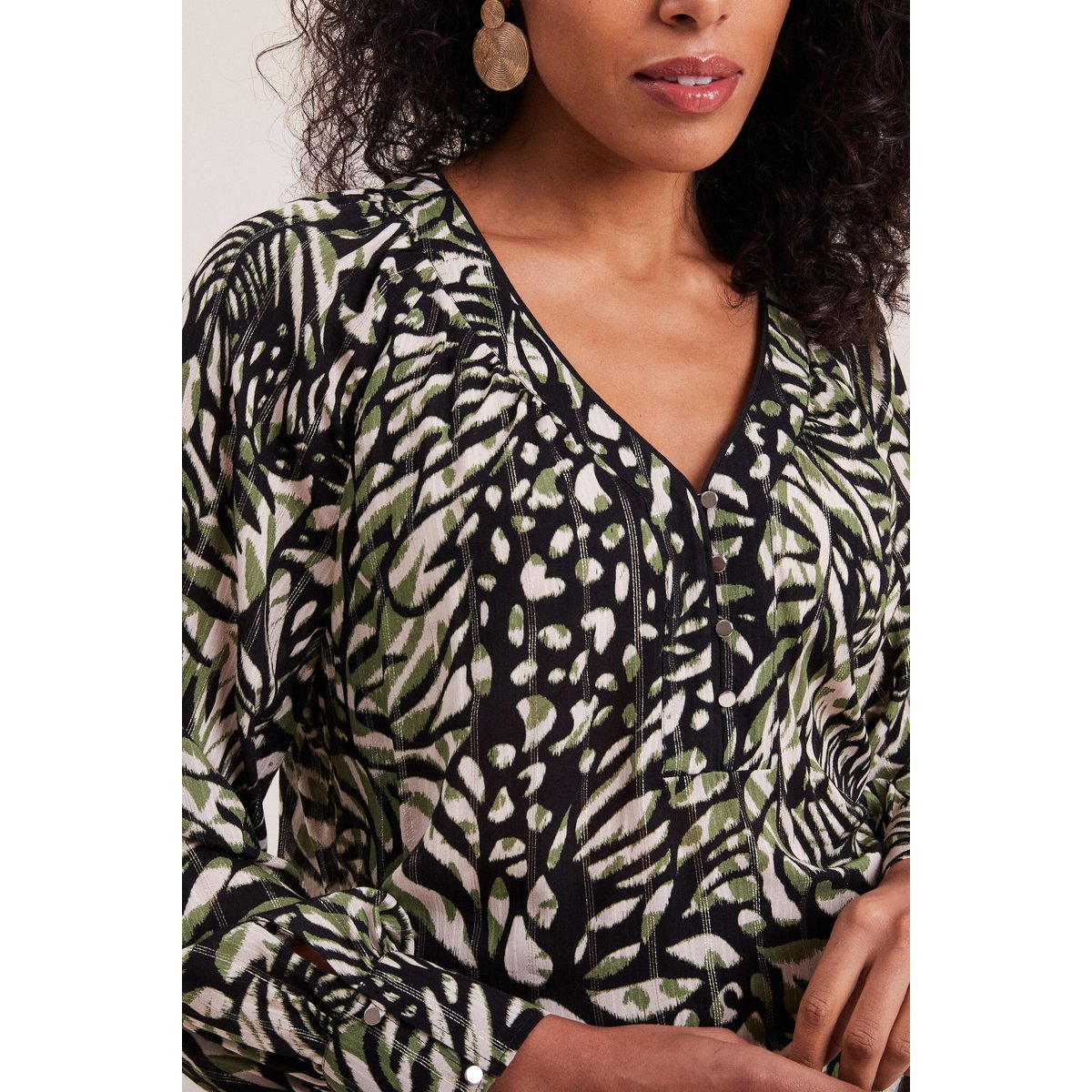 Blouse manches longues vert, BREAL