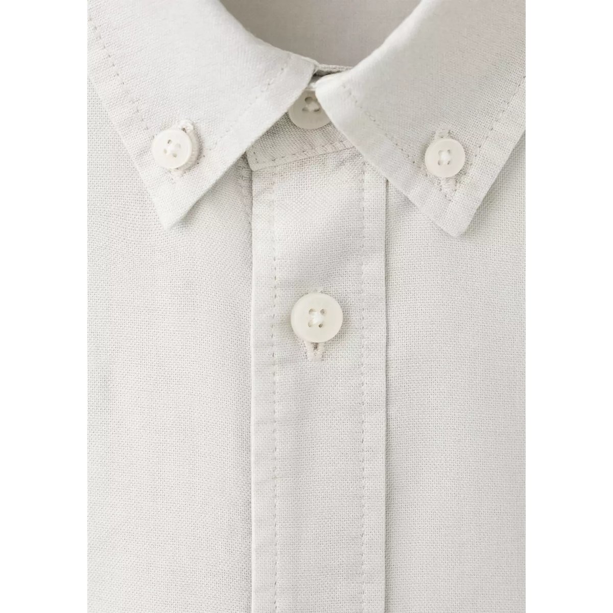 Chemise coton à poche gris clair/pastel, MANGO TEEN