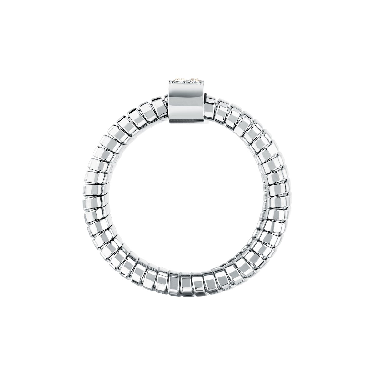 Bague ONDA acier inoxydable, MORELLATO