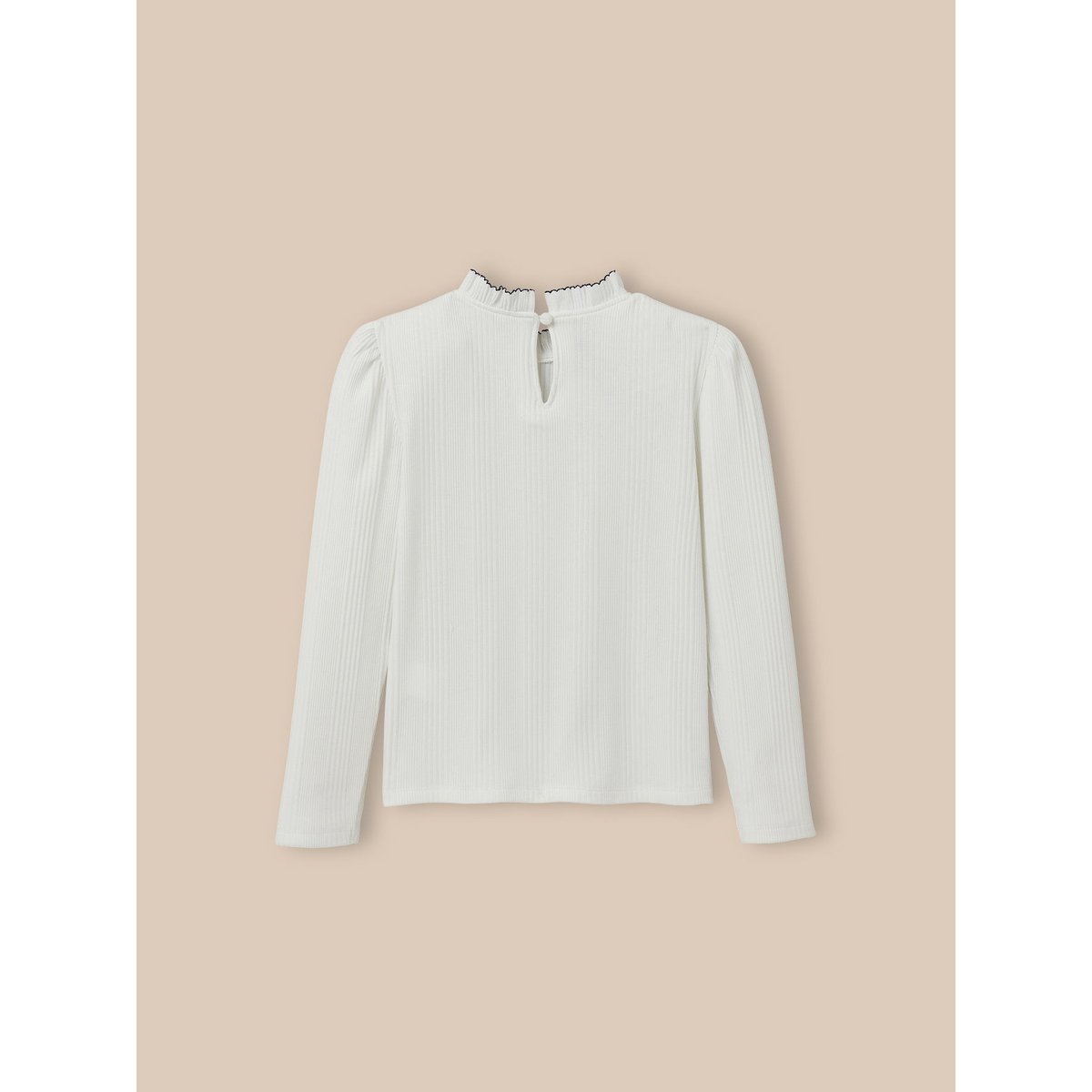 Sous-pull en coton biologique - Collection JUNIOR ecru, CYRILLUS