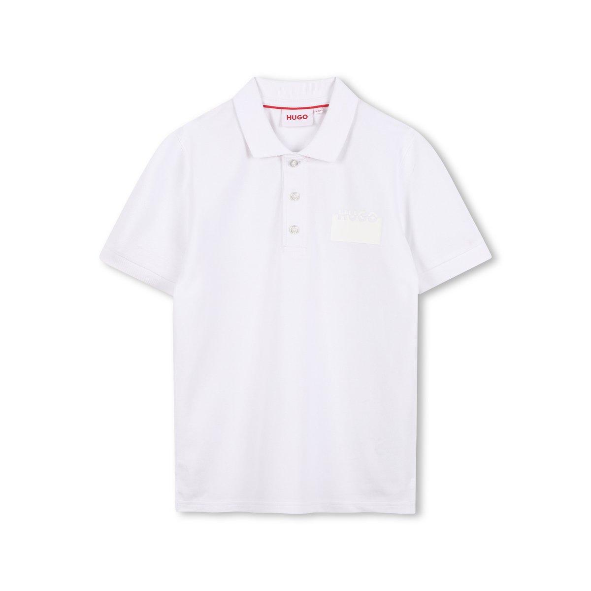 Polo à manches courtes blanc, HUGO KIDSWEAR