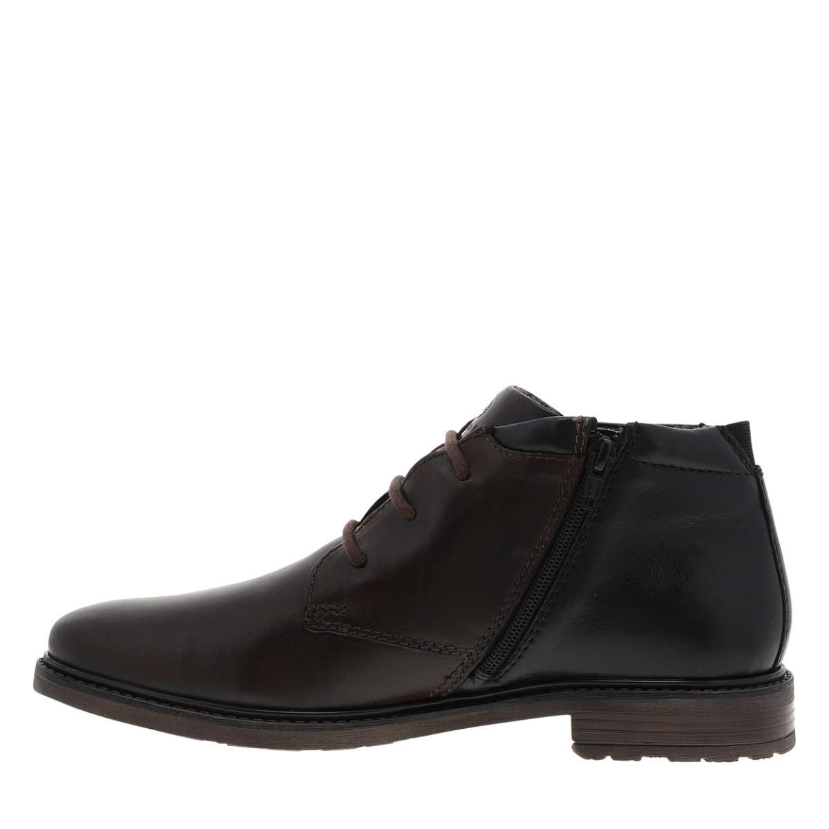 Bottines cuir talon plat autre, BUGATTI