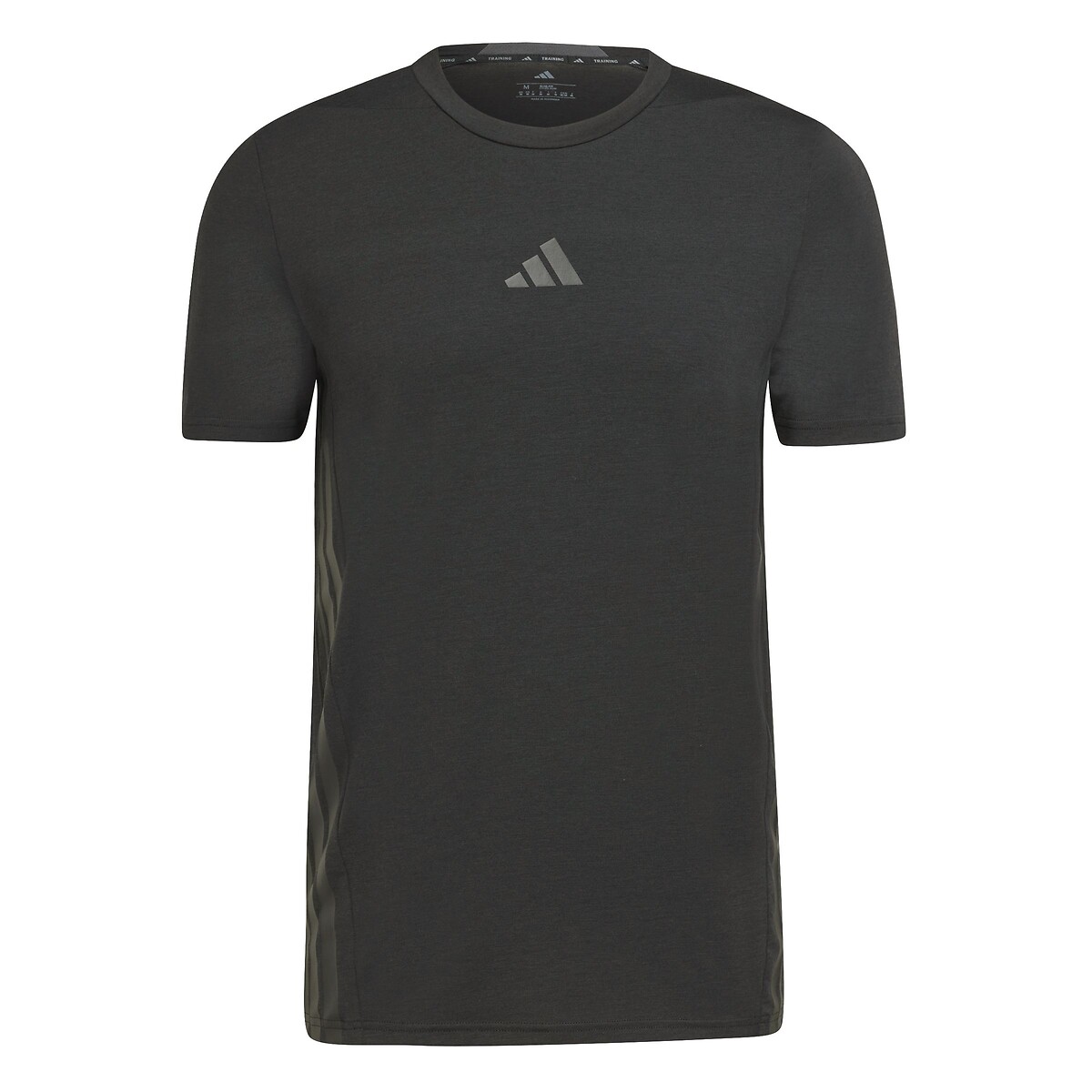 T-shirt manches courtes 3 bandes D4T noir, adidas Performance