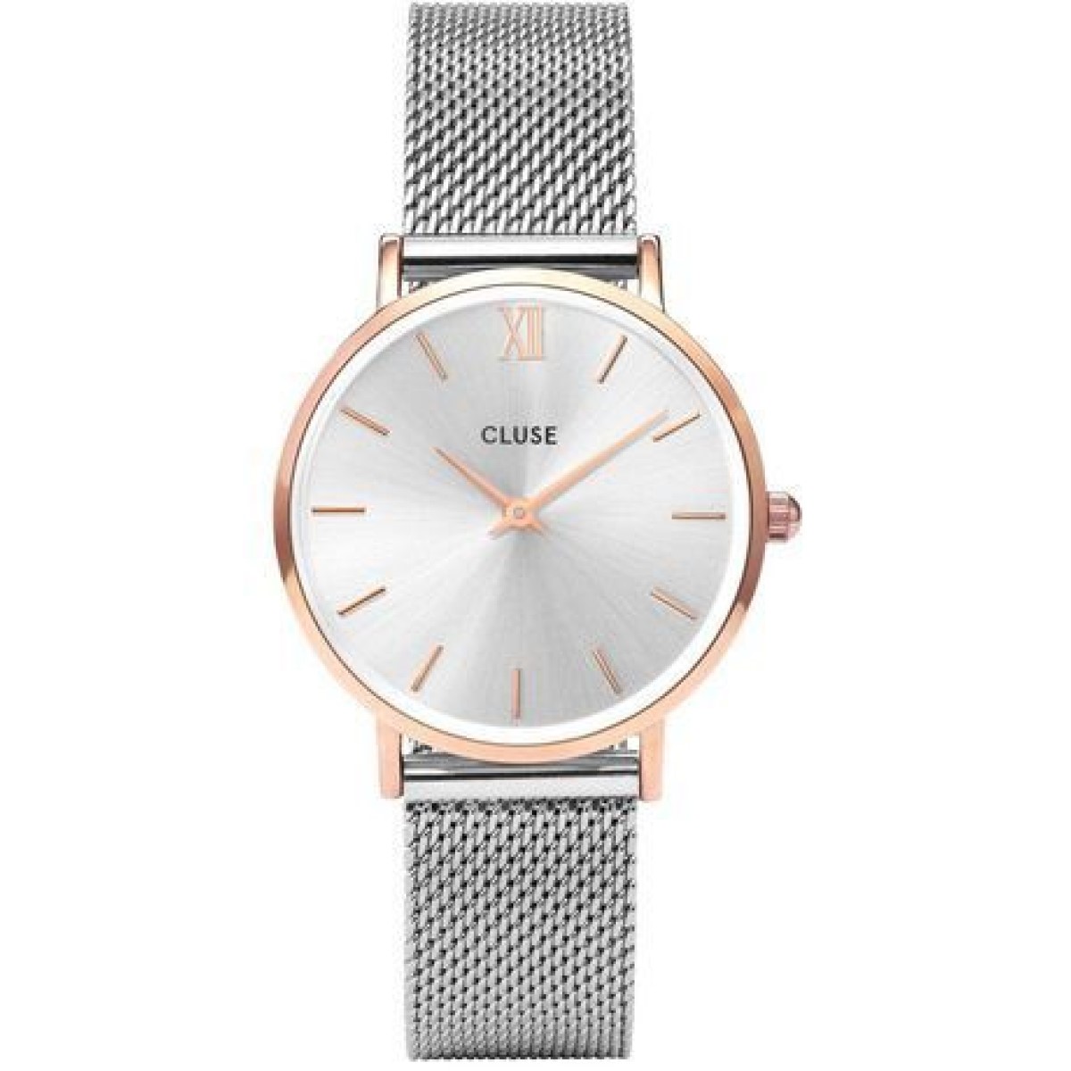 Montre Analogique MINUIT doré rose argenté argenté, CLUSE