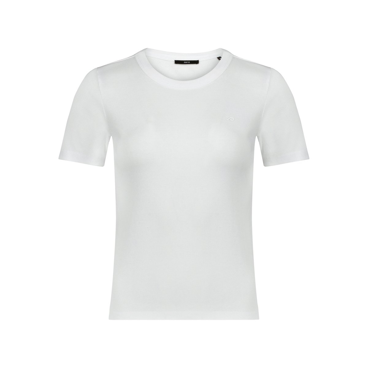 T-shirt basique manches courtes brilliant white, ZERO
