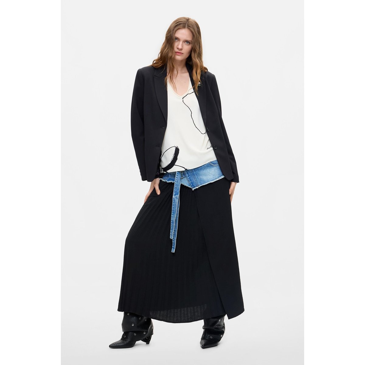 Veste structurée à épingle noir, DESIGUAL