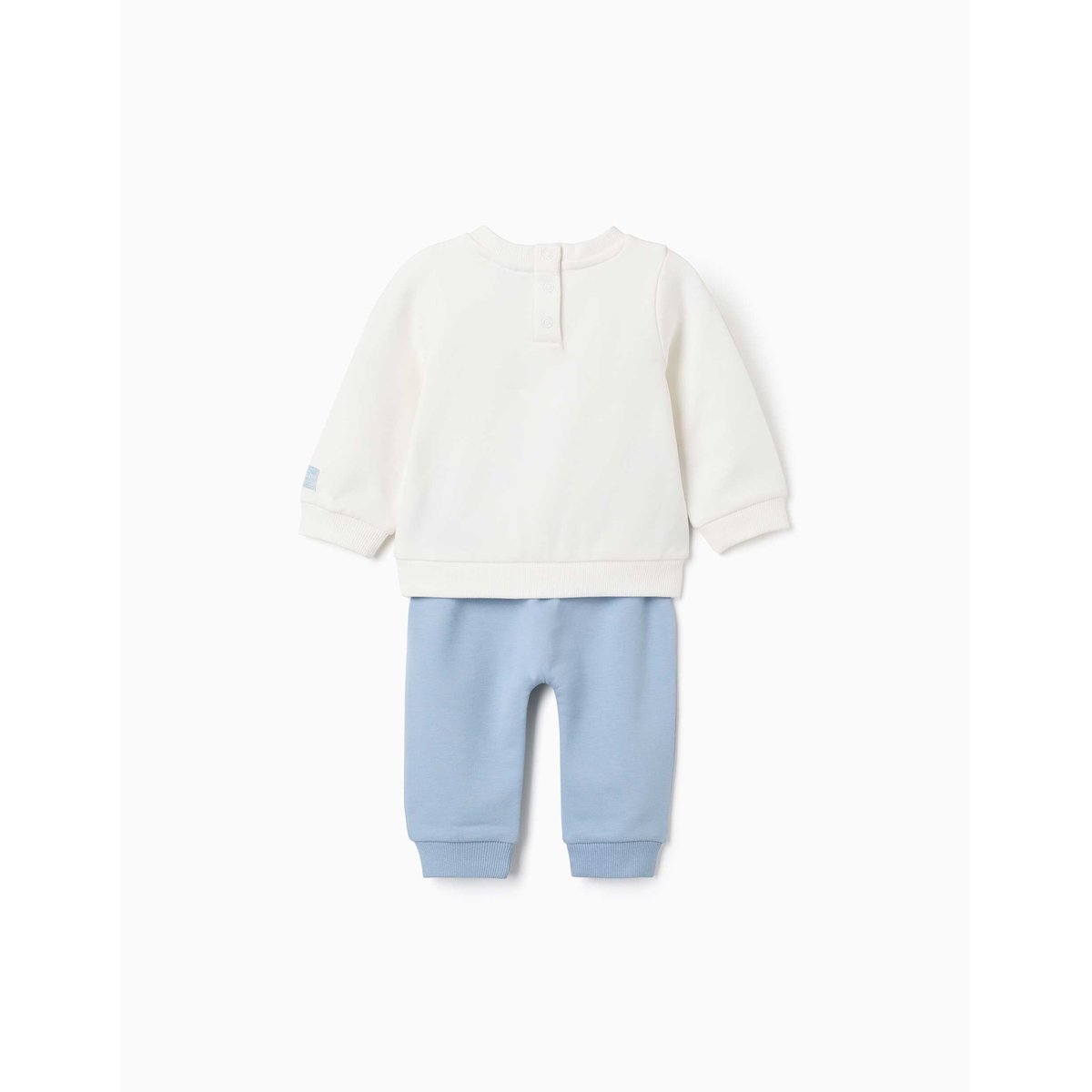 Ensemble de jogging en coton peigné avec imprimé Winnie l'Ourson bleu clair, ZIPPY