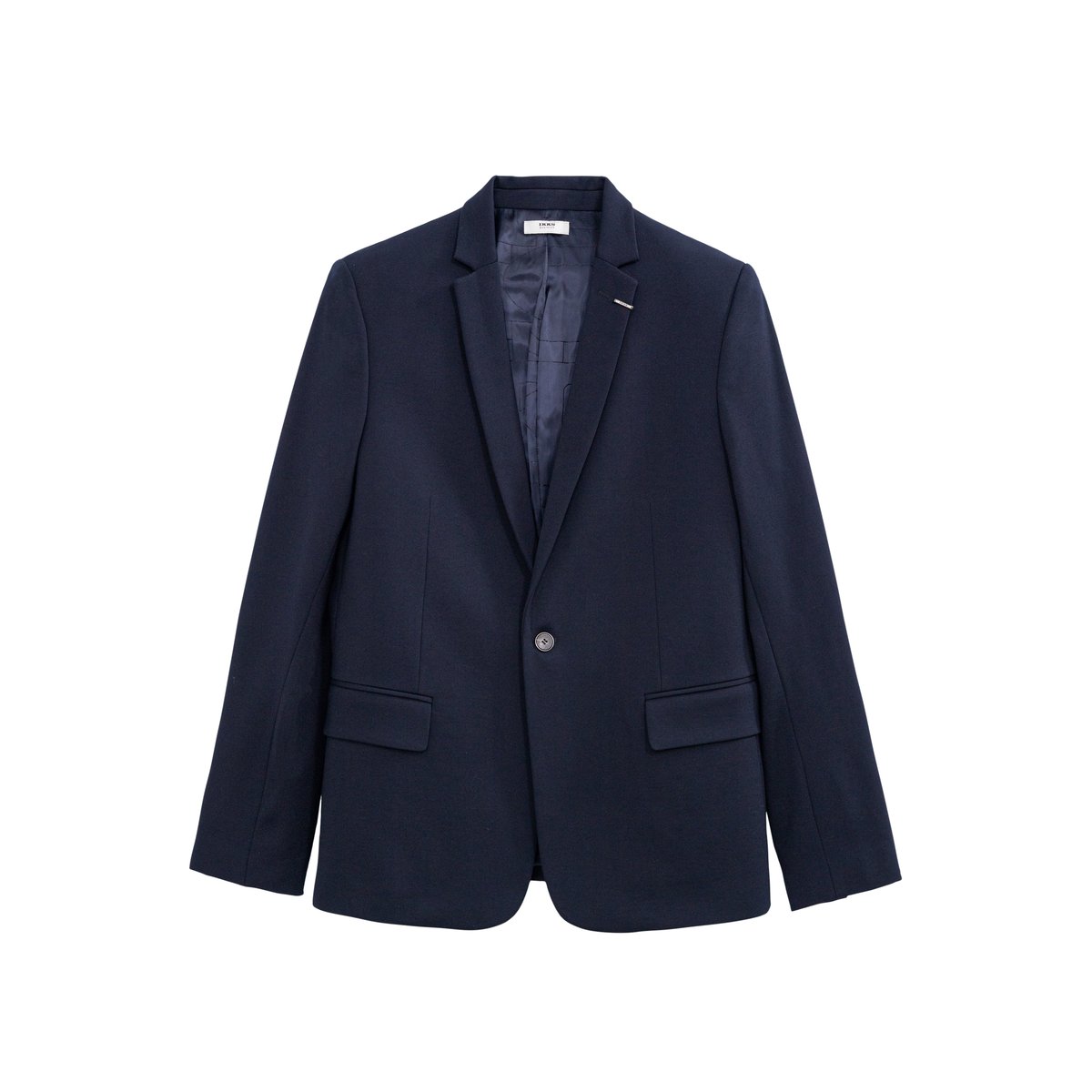 Veste de costume SLIM maille Milano bleu marine, IKKS