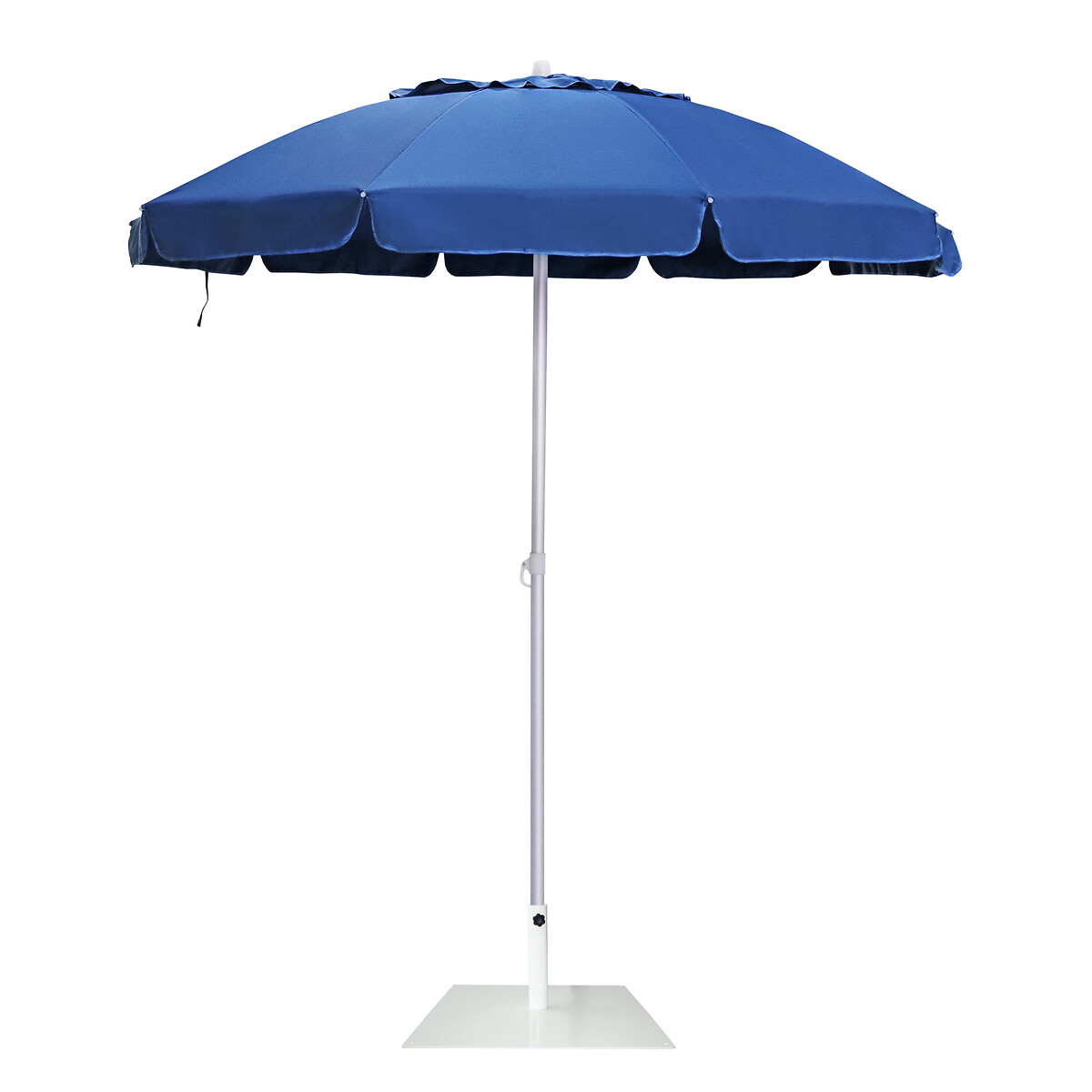Guarda-sol redondo com janela, de 2m, da Jossois azul, JOSSOIS