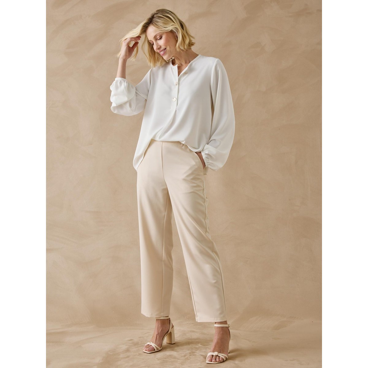 Blouse fluide ecru, DAXON