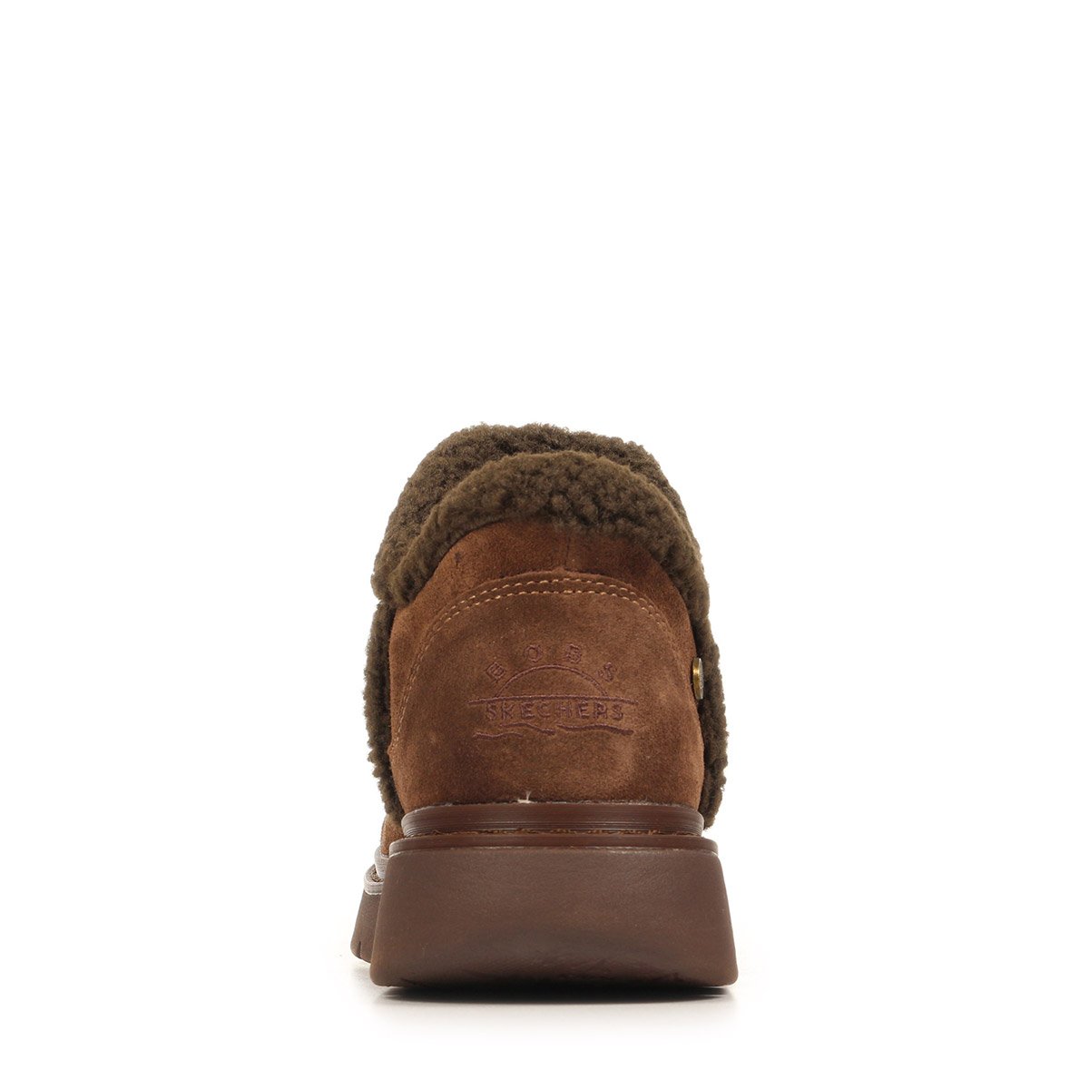 Chaussons KEEPSAKES LITE WINTER SNUG chocolate, SKECHERS