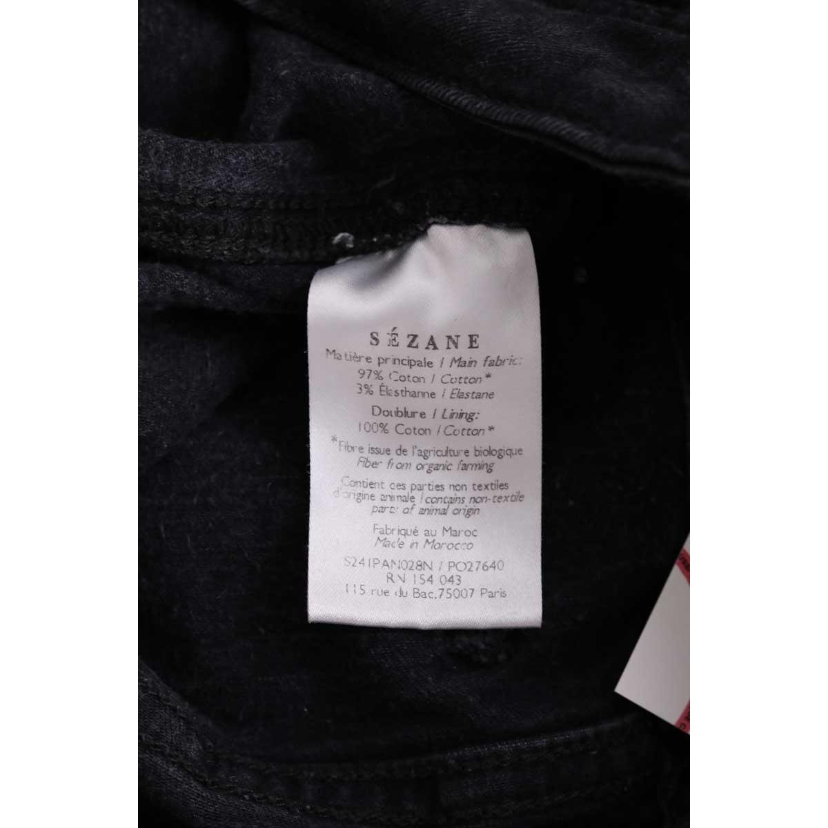 Jean slim - Bon État noir, SEZANE