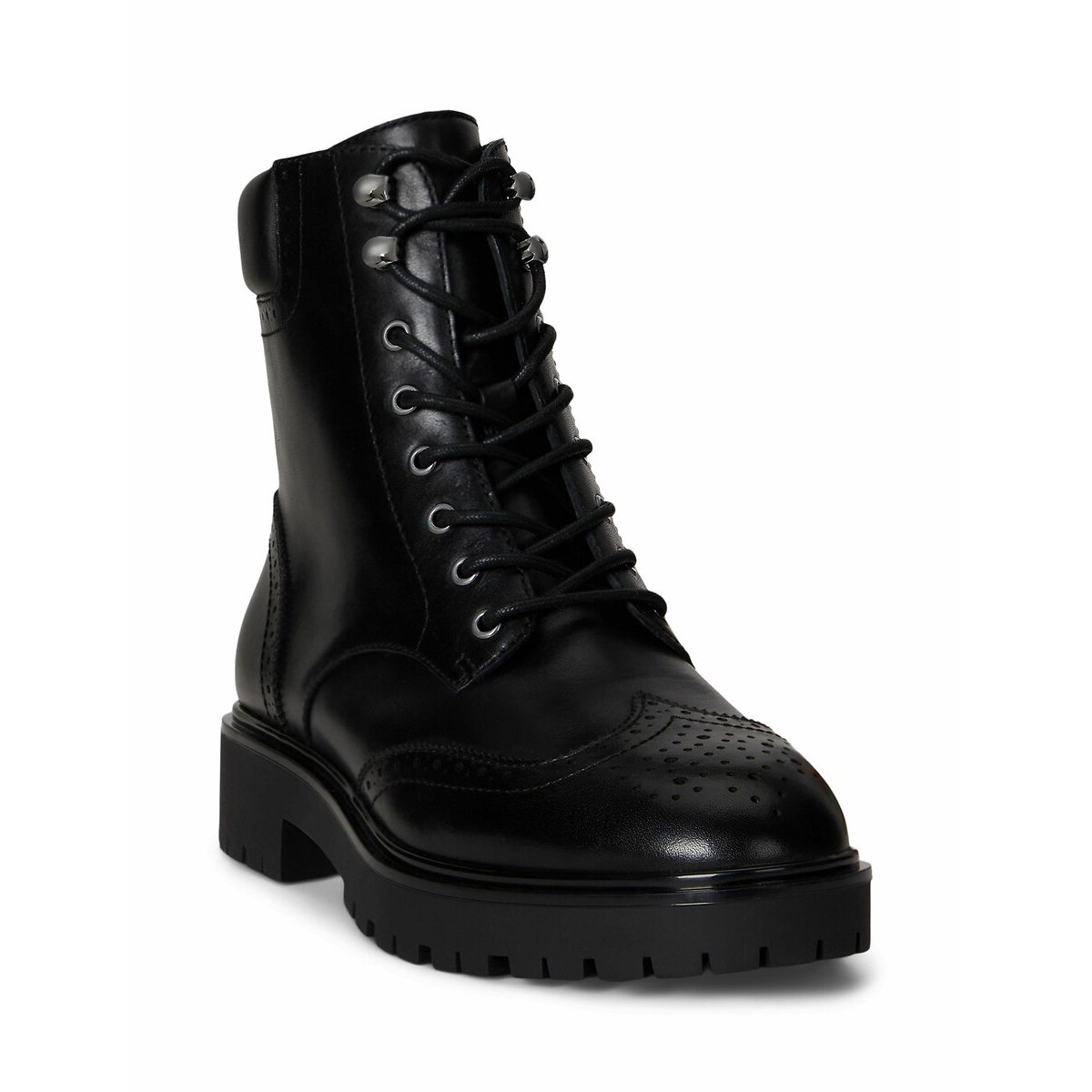 Allyson Lace-Up Boots in Smooth Leather 90006527, LAUREN RALPH LAUREN