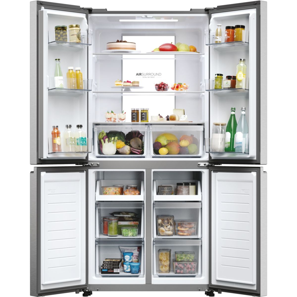 Réfrigérateur multi portes HCR7818DNMM couleur unique, HAIER