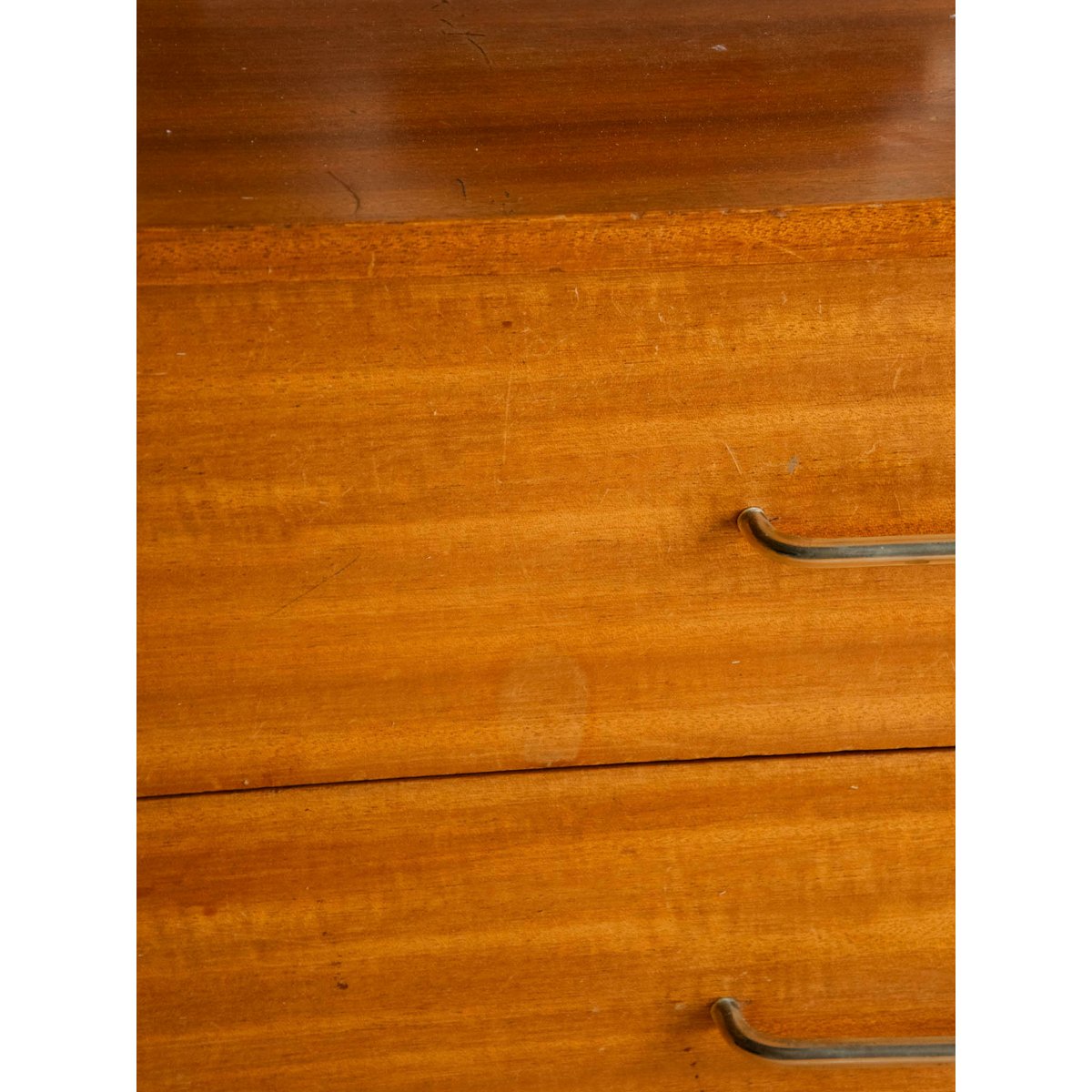 Commode scandinave aux pieds compas Olga N°700 - Bon état bois clair, DEBONGOUT