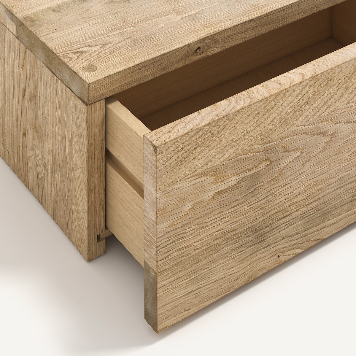 Paul Solid Oak 1-Drawer Floating Bedside Table natural, AM.PM