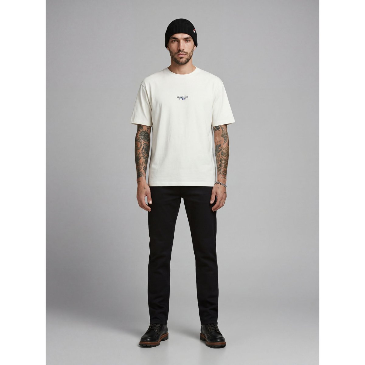 Coupe Regular black denim, JACK & JONES