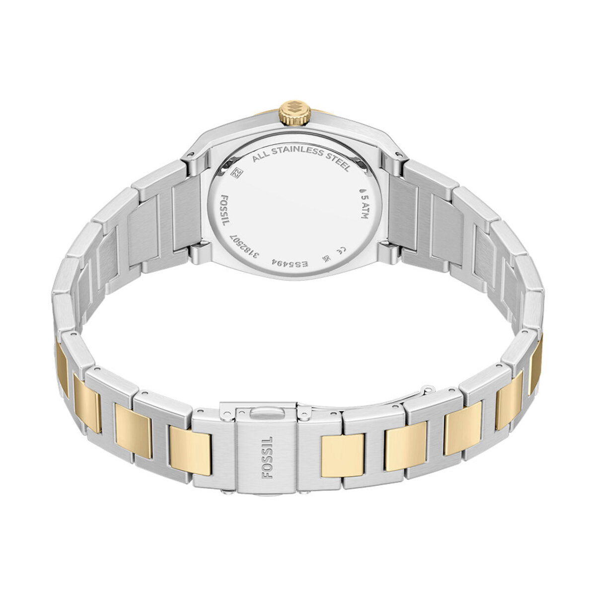 Montre Analogique EVERETT doré blanc doré, FOSSIL