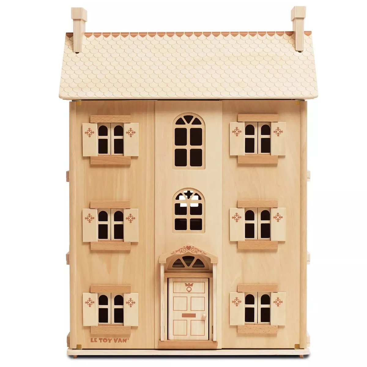 Grande maison de poupées en bois naturel bois naturel, LE TOY VAN