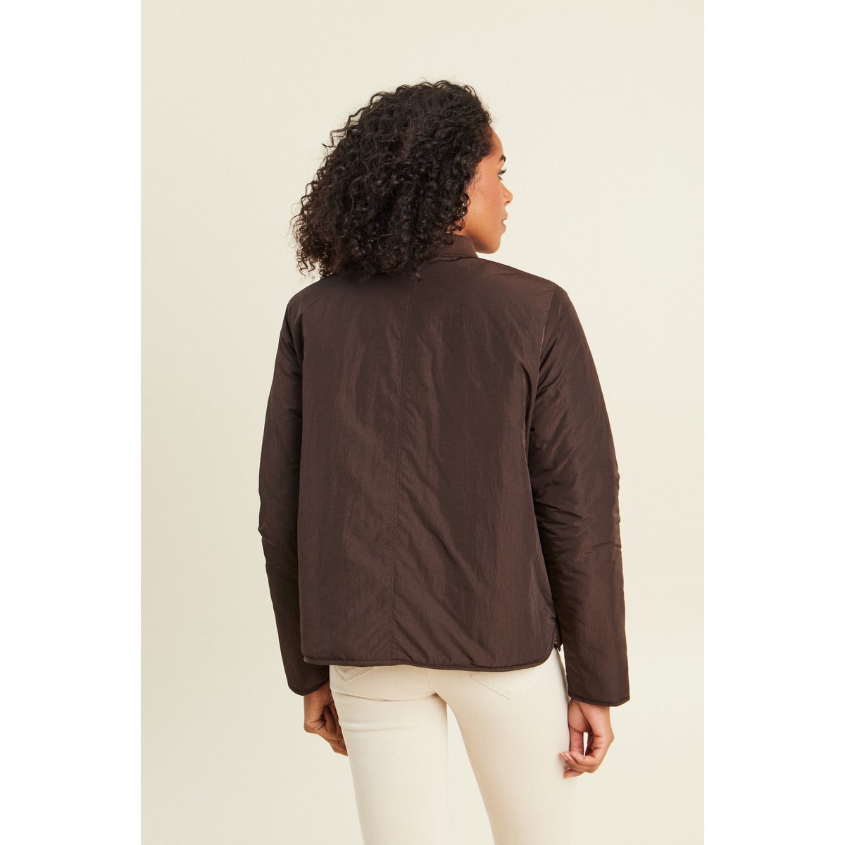 Doudoune doublée marron foncé, BREAL