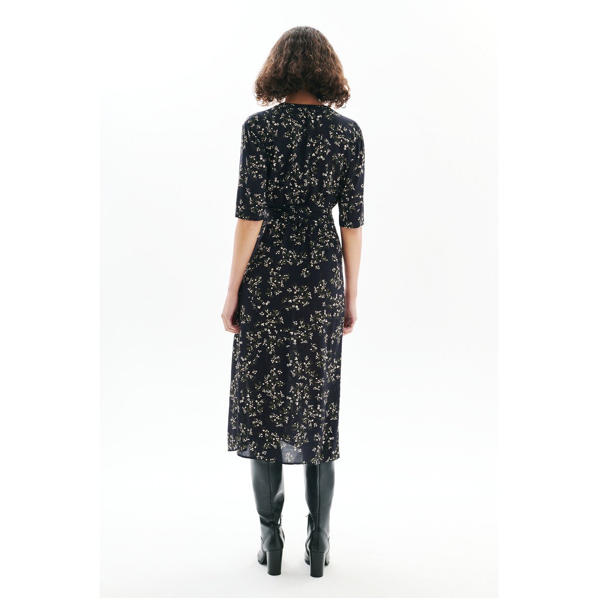 Robe RELISA noir, CAROLL