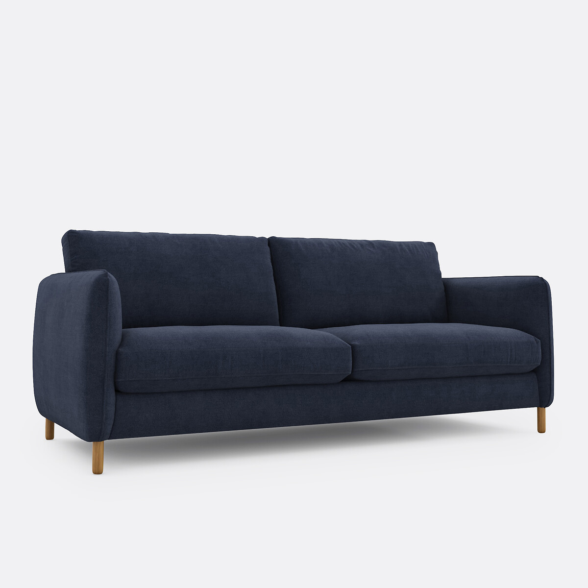 Canapé polyester, 2, 3 ou 4 places, Loméo bleu nuit, LA REDOUTE INTERIEURS