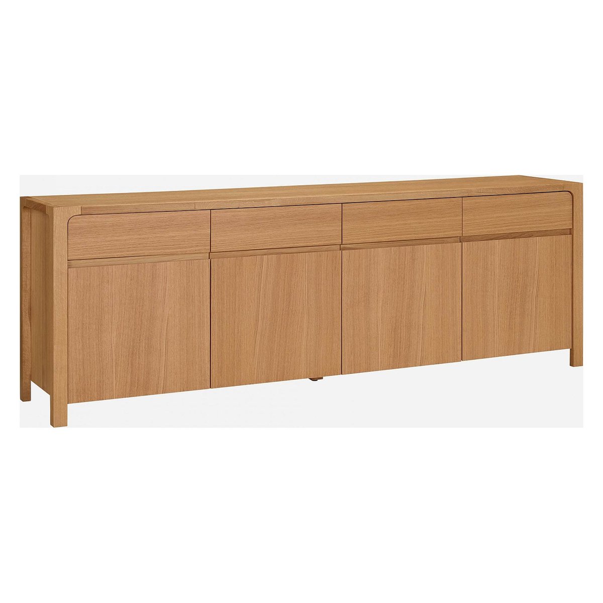 Buffet bois IVOINE naturel clair, HABITAT